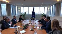 20. 2. 2019, Bruselj – Predsednik Pahor na uradnem obisku v Bruslju - s Tajanijem (Uprs)