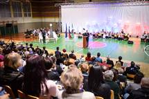 6. 2. 2020, rnomelj – Predsednik republike na prireditvi ob slovenskem kulturnem prazniku v rnomlju (Neboja Teji / STA)