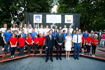 3. 7. 2016, Gornja Radgona – Predsednik republike na osrednji prireditve ob 25. obletnici dogodkov osamosvojitvene vojne v Pomurju (Ane Malovrh / STA)