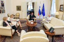 3. 7. 2017, Ljubljana – Predsednik republike Borut Pahor je sprejel g. Vilija Kovaia (Neboja Teji)
