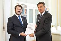 16. 5. 2019, Ljubljana – Zagovornik naela enakosti je predsedniku republike predstavil Letno poroilo za leto 2018 (Bor Slana/STA)