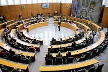 20. 3. 2017, Ljubljana – Predsednik Pahor na slavnostni seji v obeleitev 60. obletnice podpisa Rimskih pogodb (Daniel Novakovi/STA)