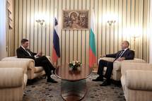 8. 7. 2021, Sofija – Predsednik Pahor in bolgarski predsednik Radev o kompromisni reitvi med Bolgarijo in Severno Makedonijo (Daniel Novakovi/TA)