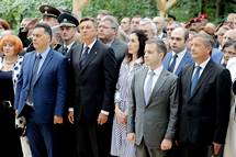 30. 7. 2017, Vri – Predsednik republike na tradicionalni spominski slovesnosti pri Ruski kapelici (Daniel Novakovi/STA)