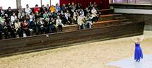 11. 4. 2014, Lipica – Predsednik republike Borut Pahor se je udeleil otvoritve mednarodne konference »Otroci in drugani otroci« v Kobilarni Lipica. (Stanko Gruden / STA)