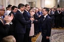 17. 12. 2019, Ljubljana – V Predsedniki palai je potekal sprejem za najbolje portnice in portnike v letu 2019 (Neboja Teji/STA)