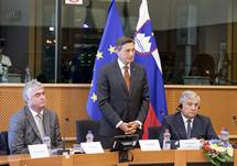 28. 6. 2018, Bruselj – Predsednik republike na slovesnosti ob poimenovanju dvorane v Evropskem parlamentu po dr. Joetu Puniku (Thierry Monasse)