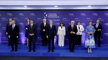 8. 7. 2021, Sofija, Bolgarija – Predsednik Pahor v Sofiji ob otvoritvi gospodarskega foruma pobude Tri morja opozoril na pomen investicijskega sklada pobude (Daniel Novakovi/STA)