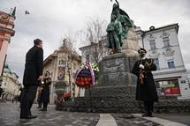 8. 2. 2021, Ljubljana – Predsednik republike ob slovenskem kulturnem prazniku pozval h kulturi dialoga (Neboja Teji/STA)